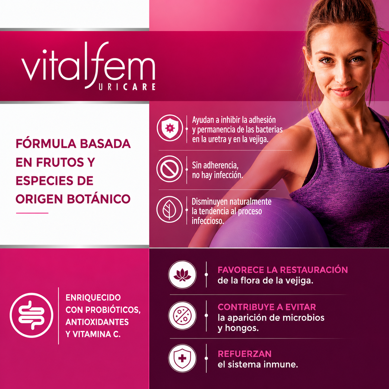 Vitalfem Uricare Salud Urinaria Femenina